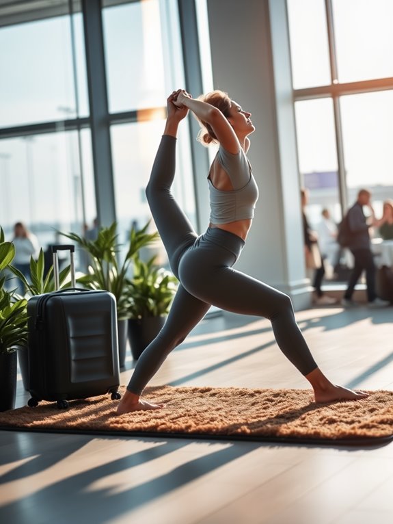 post flight stretching exercises