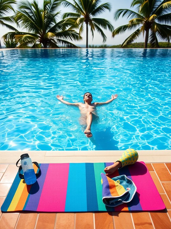 post swim relaxation methods
