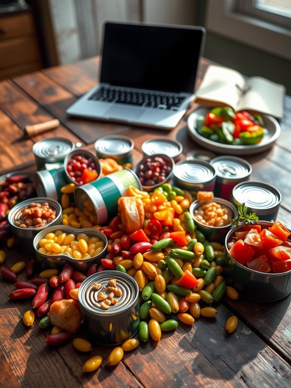 protein rich canned legumes