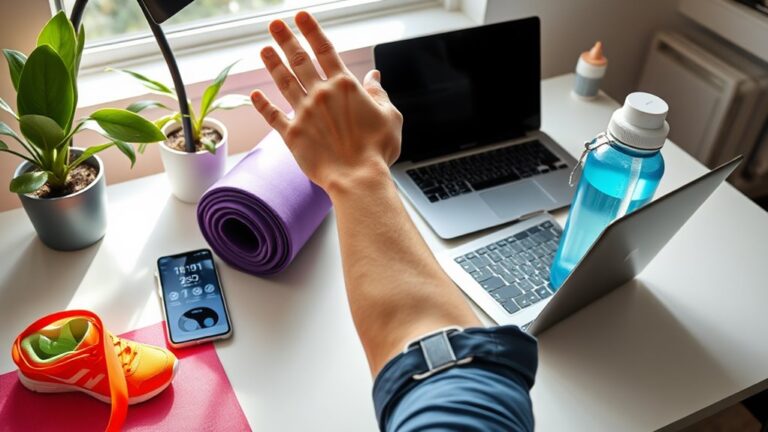 quick desk exercise routines