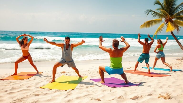 quick workout for travelers