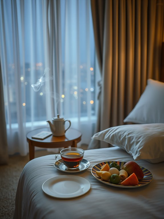 reduce pre bed caffeine intake