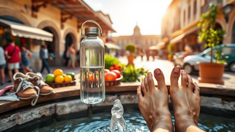 reduce travel water retention