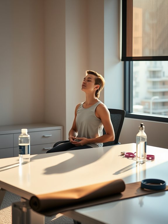 relaxation through deep breathing