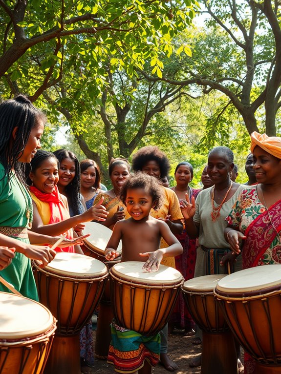 rhythm promotes emotional healing