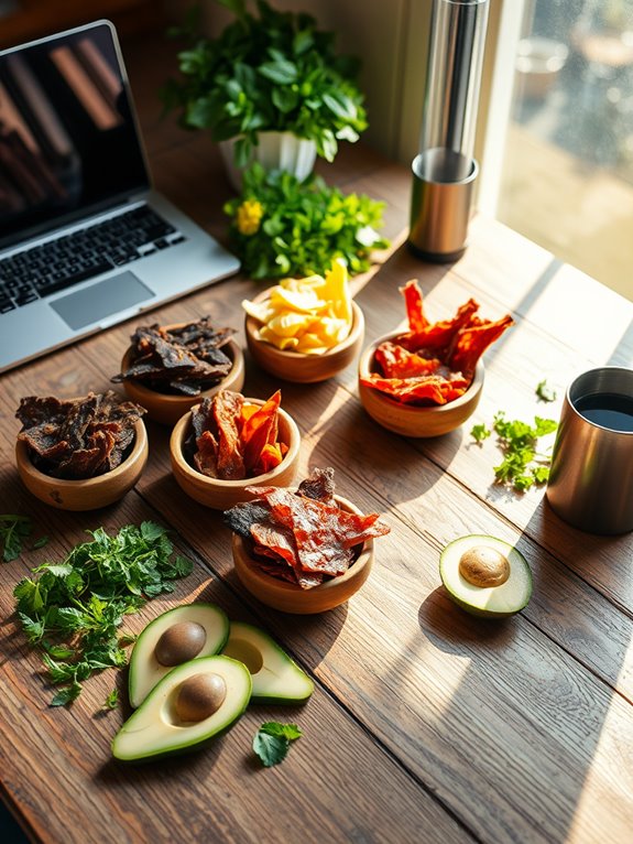 savory dried meat snack