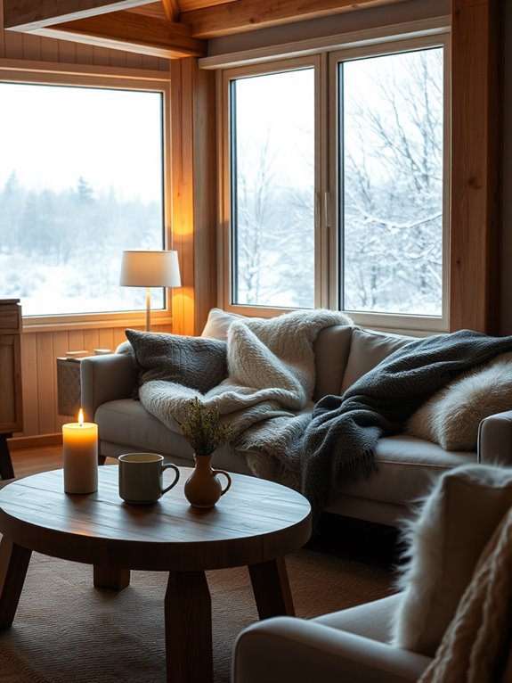 scandinavian warmth and comfort
