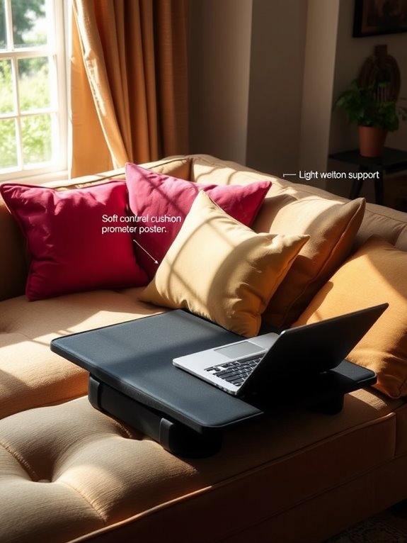 select appropriate cushions