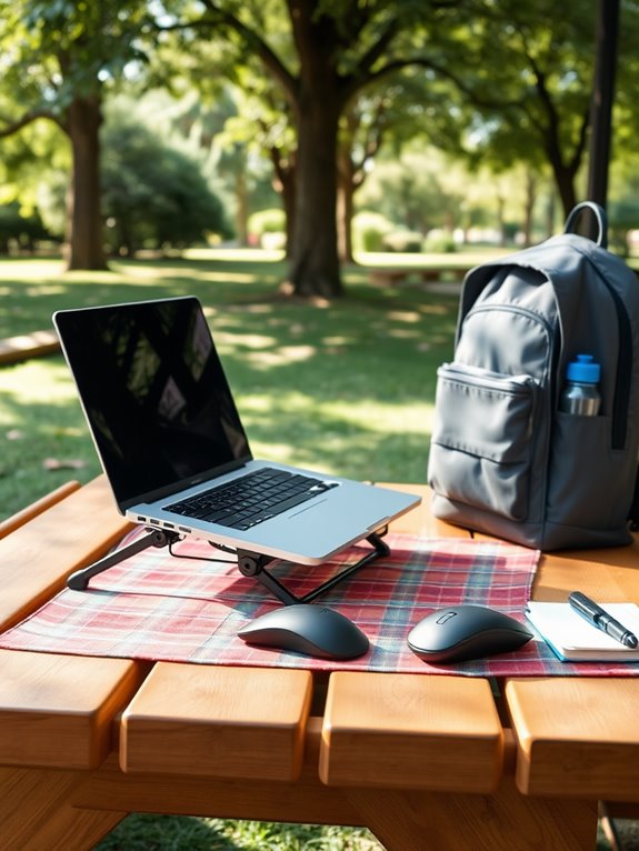 select optimal mobile workspace