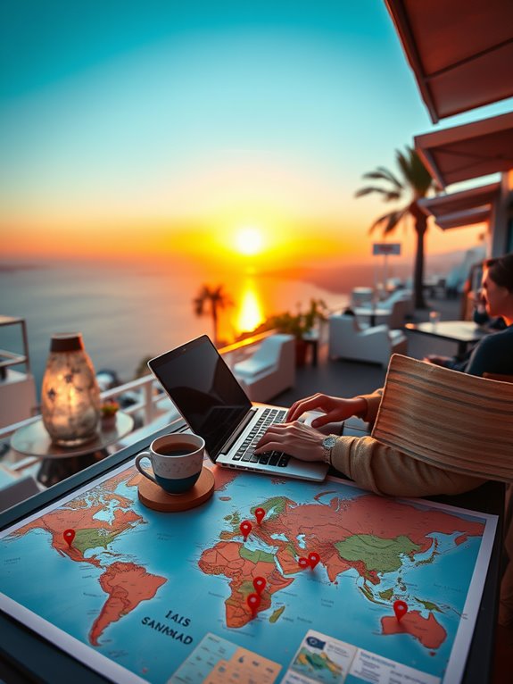 select your travel spots