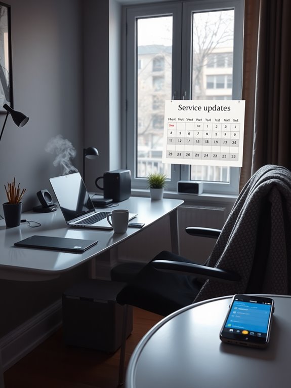 service update notifications available