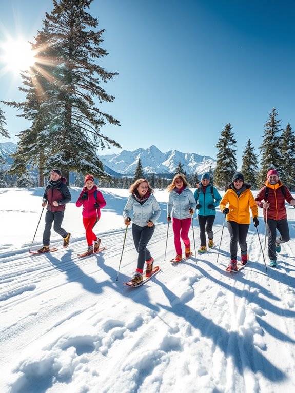 snowshoeing community participation invitation