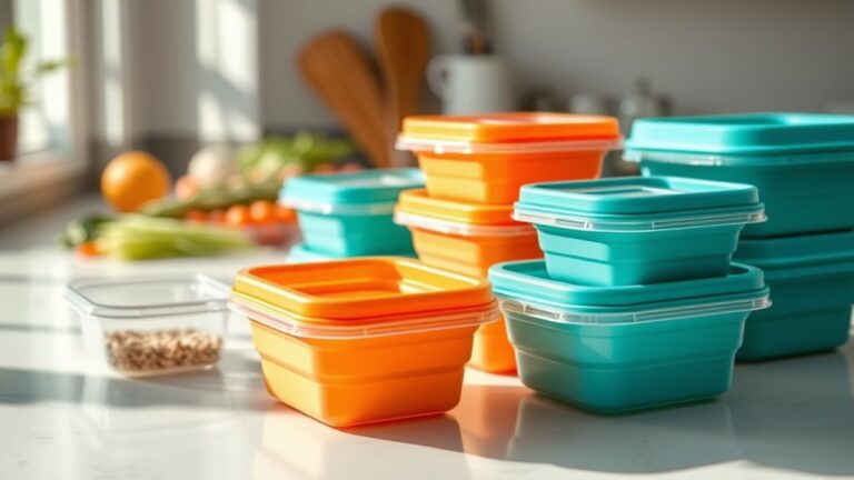 space saving meal prep containers