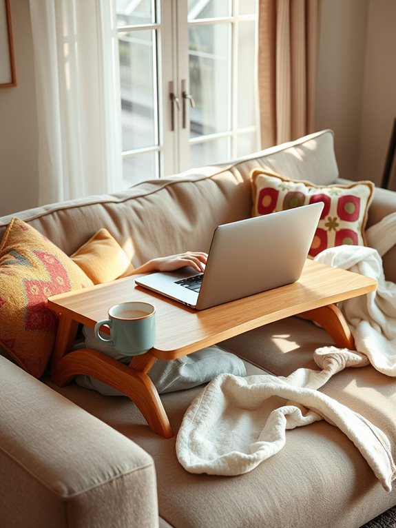 stability with lap desk