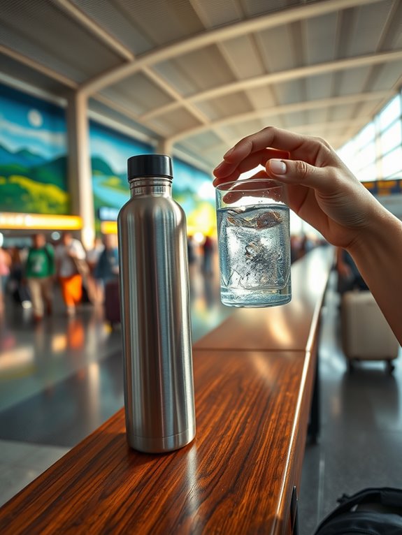 stay hydrated during travels