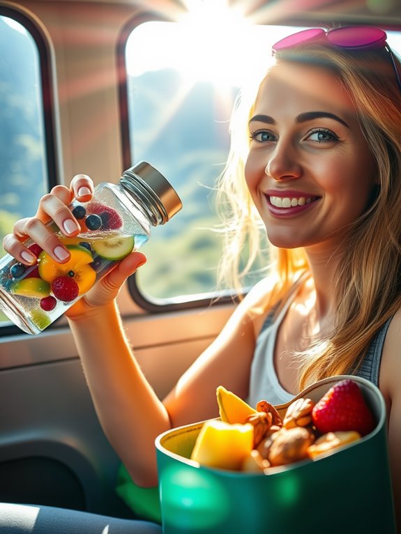 stay hydrated on travels