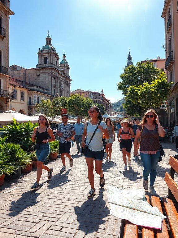 strategically plan walking routes
