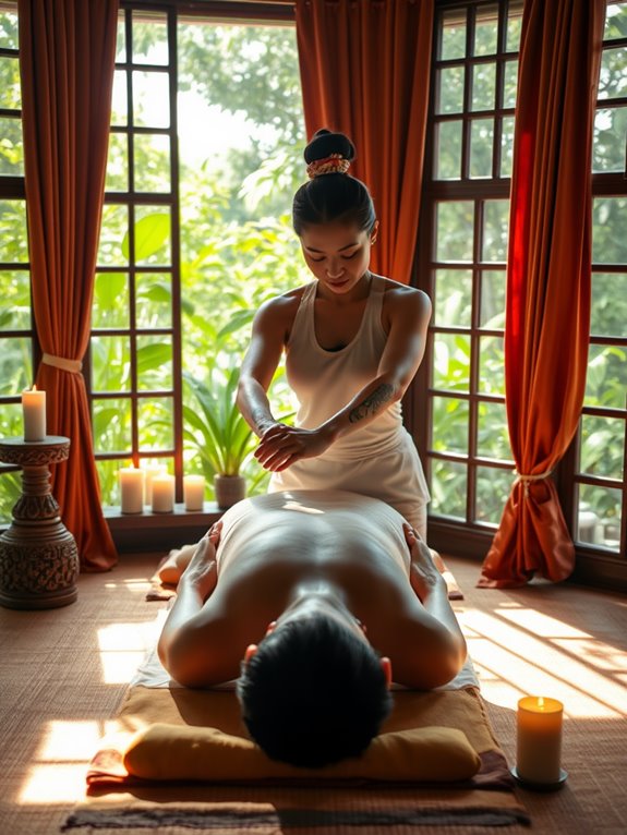 stretching and pressure techniques