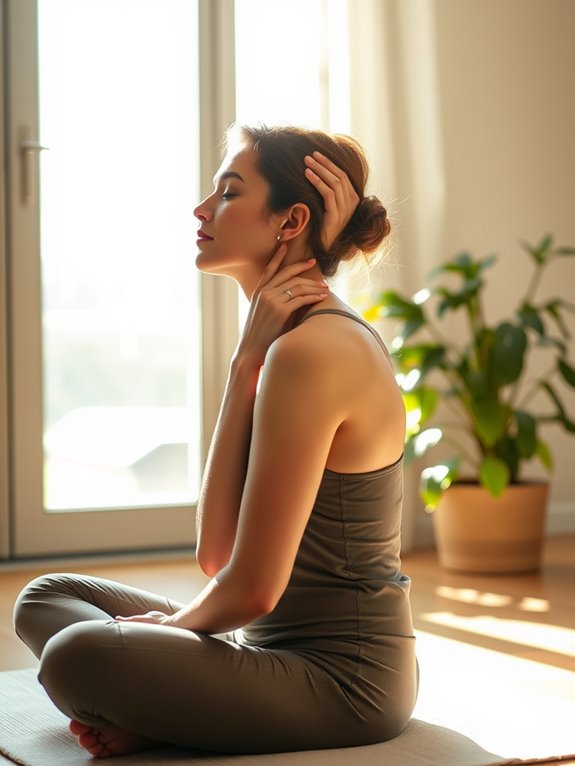 stretching the upper trapezius