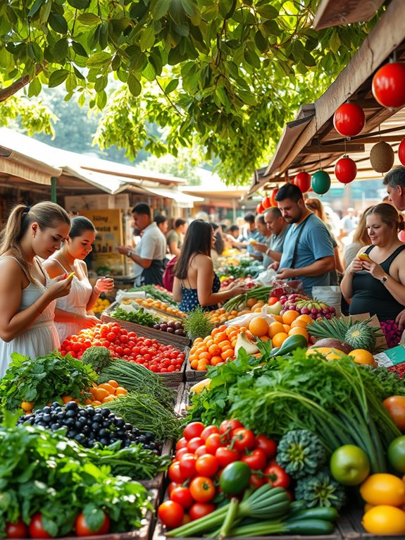 support local farmers markets