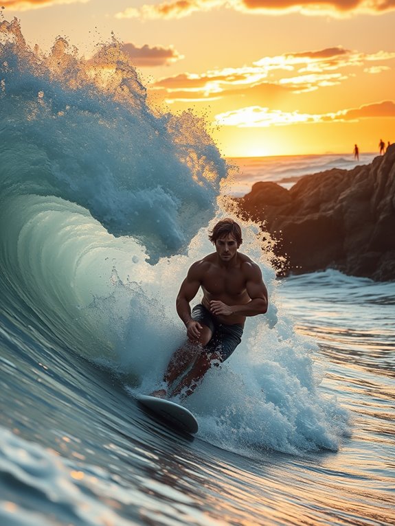 surfing requires physical endurance