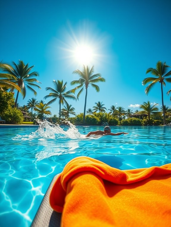 swimming enhances travel experience