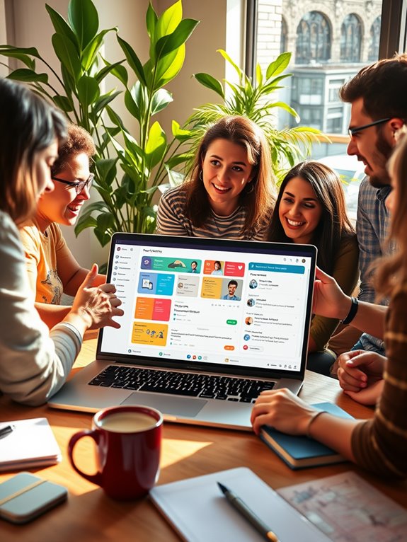 team collaboration using notion