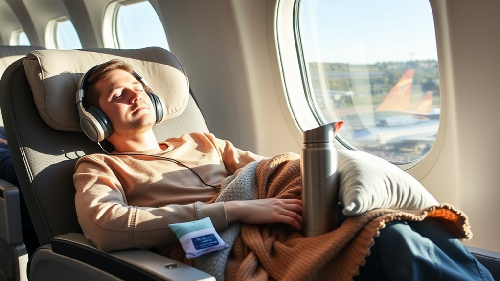 travel day relaxation methods