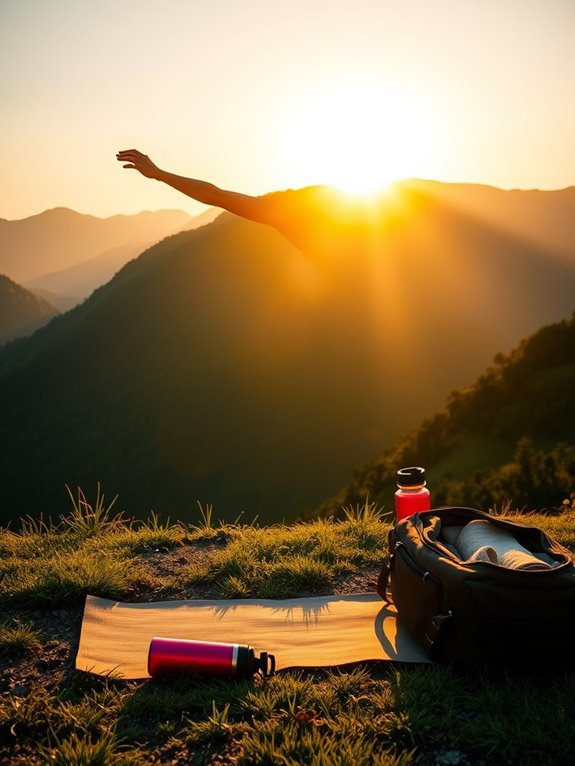travel fatigue relief poses