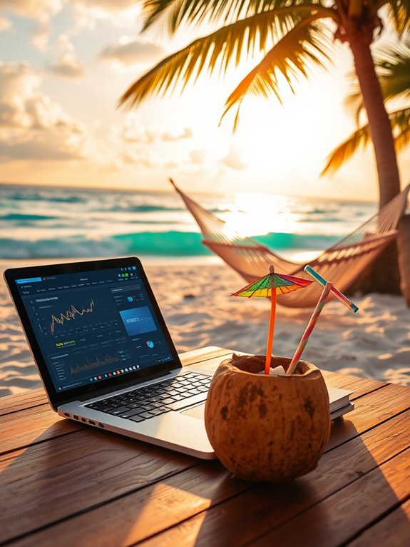 travel freedom through online business