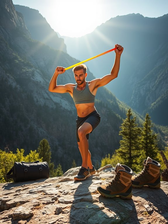 travel friendly band workouts