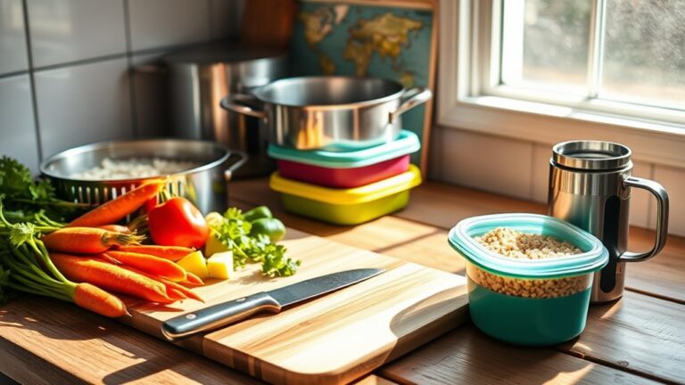 travel friendly budget meal prep