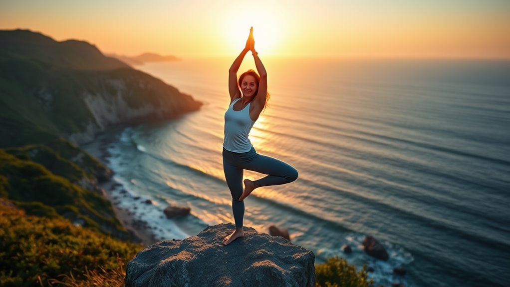 travel friendly stress relief yoga