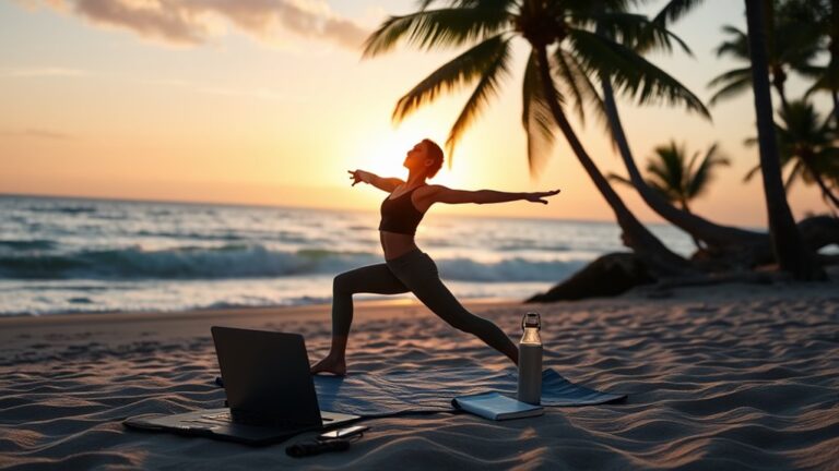 travel friendly yoga poses
