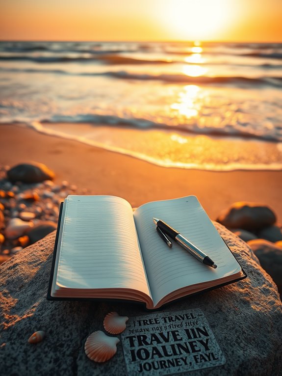 travel journal for reflection