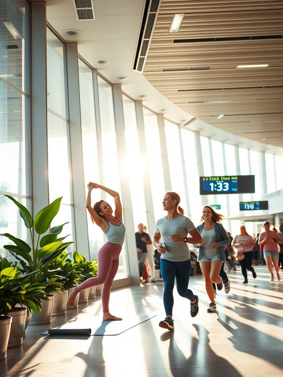 travel while staying fit