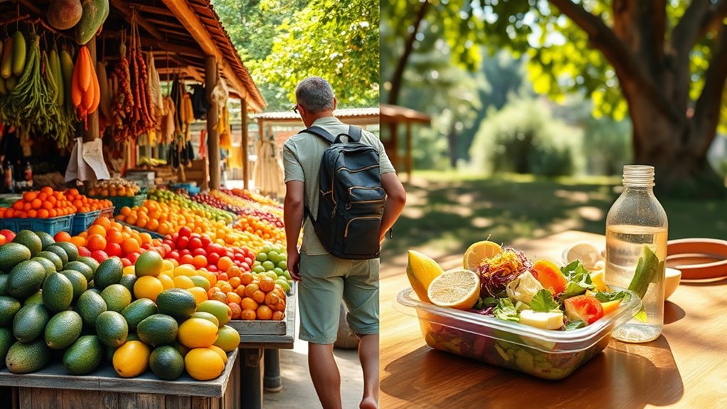 traveling healthy on budget