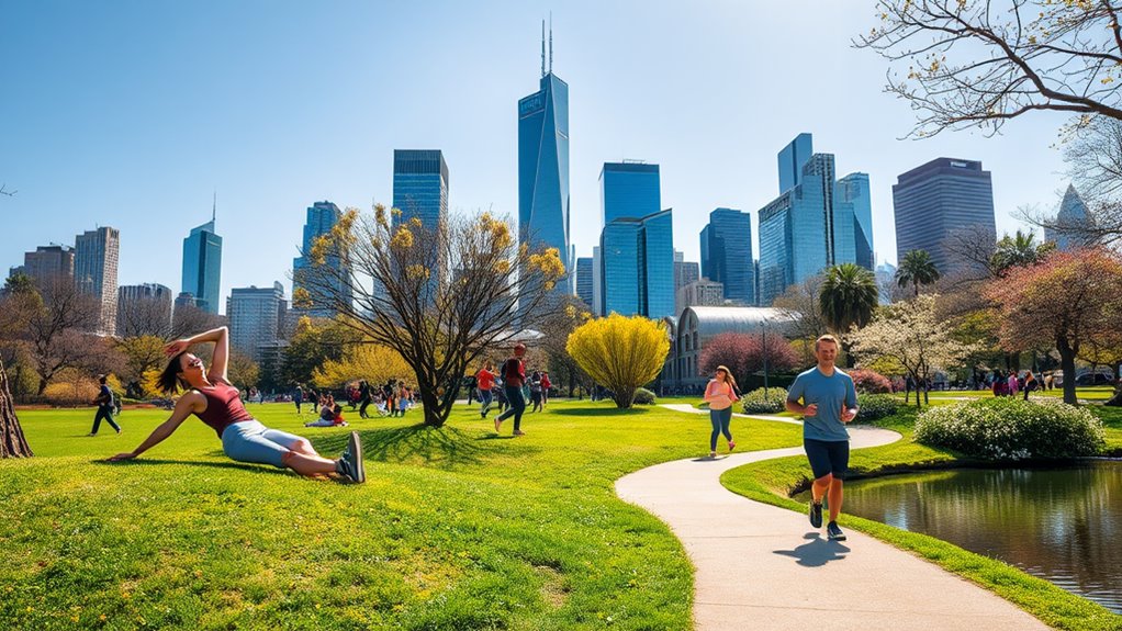 urban fitness in parks