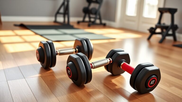 versatile space saving dumbbells