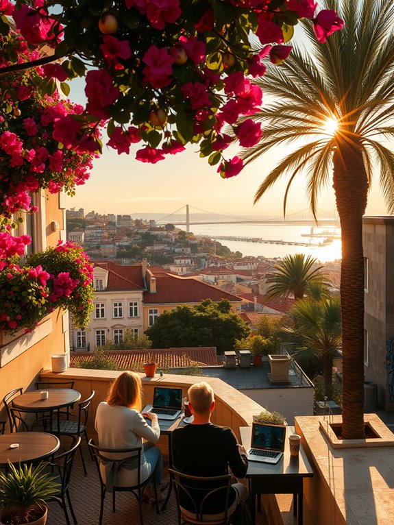 vibrant relaxed lisbon atmosphere
