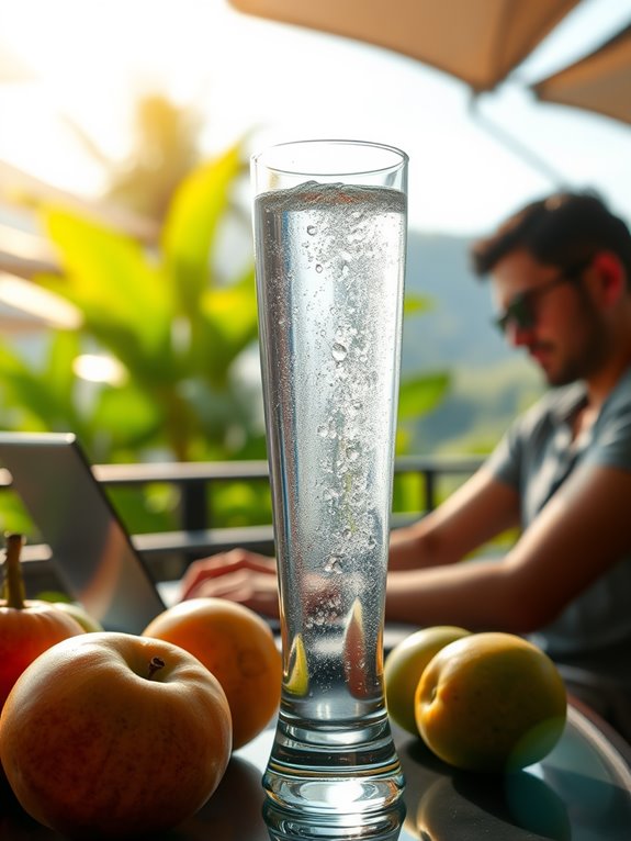 water boosts metabolic processes