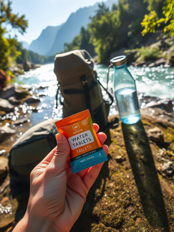 water purification tablet options