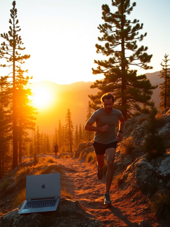 work life balance in running