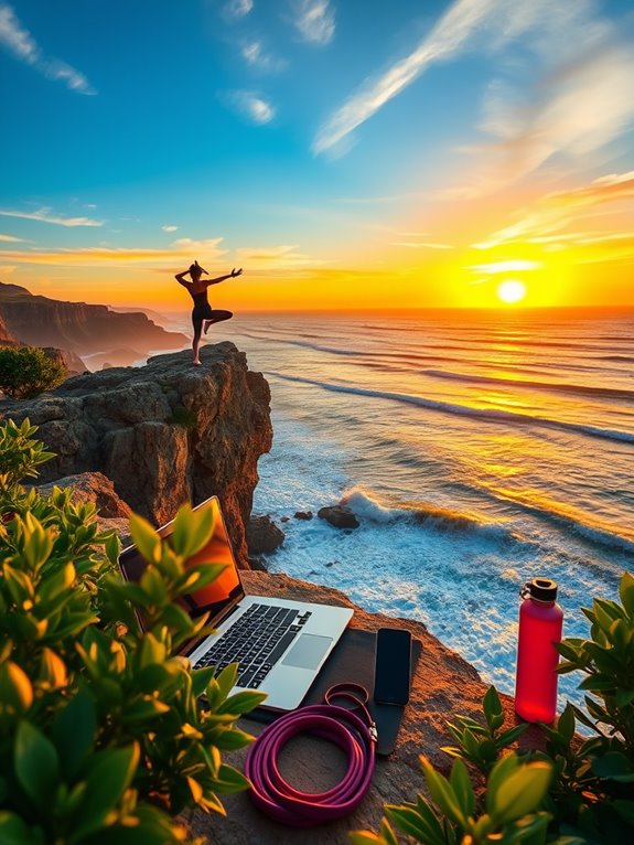 work remotely while traveling