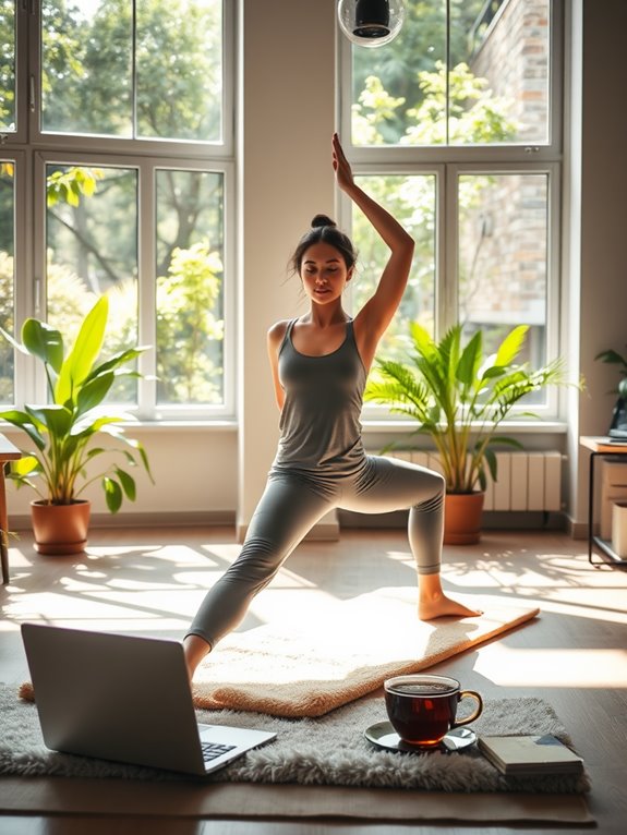 yoga breaks during work