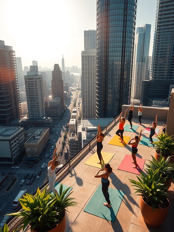 zen practice on rooftops